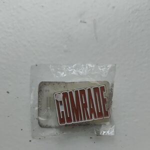 Verso Books Comrade Enamel Pin